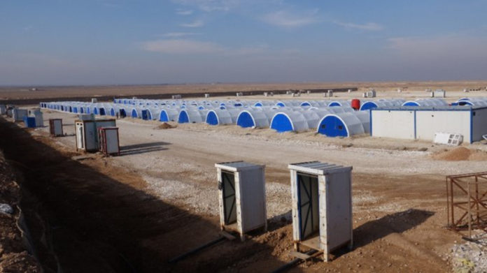 Un nouveau camp pour les déplacés de Girê Spî