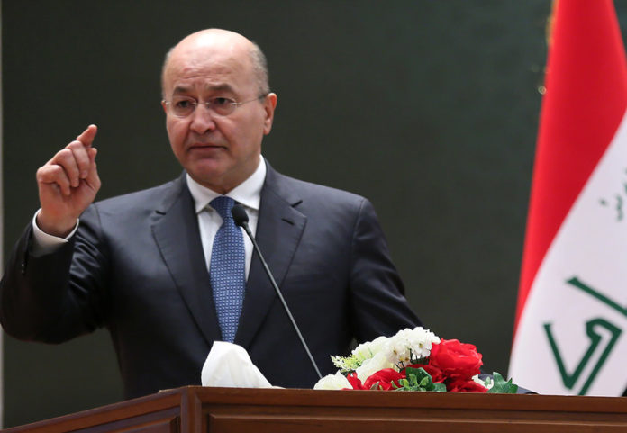 Le président irakien refuse que son pays se « transforme en champ de bataille »