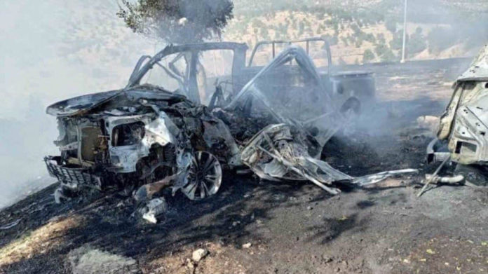 Deux véhicules civils ont été ciblés par l'aviation turque au Sud-Kurdistan. Le nombre exact de morts et de blessés n’est pas encore connu.