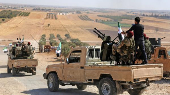 L'Observatoire syrien des droits de l'homme (OSDH) a rapporté que le gouvernement turc a transporté plus de 300 mercenaires des factions syriennes soutenues par la Turquie en Azerbaïdjan, principalement des factions djihadistes « Sultan Murad » et « Al-Amshat », depuis les villages et villes du canton d'Afrin au nord-ouest d'Alep.