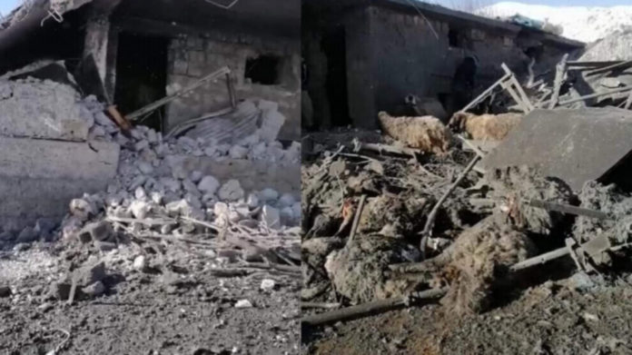 Un troupeau de 250 bêtes a été décimé vendredi par des bombardements de l’armée turque, dans la région de Balekayeti, au Sud-Kurdistan.