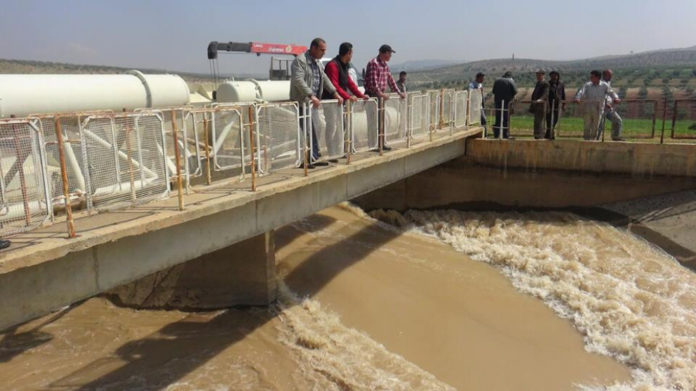 La Turquie a transféré l'eau du barrage de Meydankê, dans la région occupée d’Afrin, vers le barrage de Reyhanli, en territoire turc.