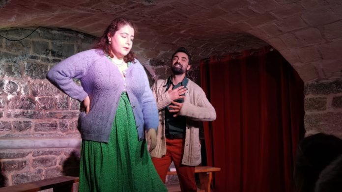 La compagnie de théâtre Teatra Arîn, basée à Paris, est montée sur scène pour la première fois, avec une pièce en kurde, « Gul Bê Strî Nabe »