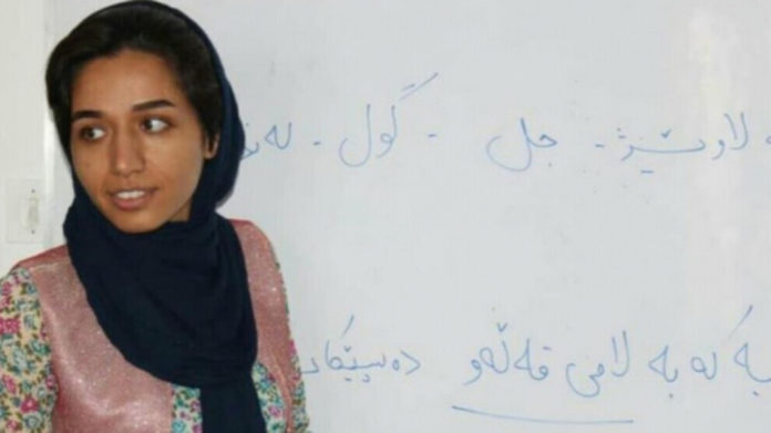 Un tribunal iranien a condamné Zara Mihemedi à 5 ans de prison, au motif qu’elle enseigne le kurde aux enfants dans le Kurdistan d'Iran