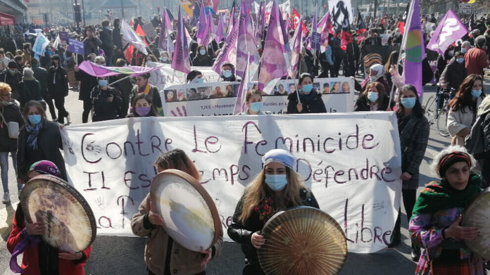 « Résister, s’organiser, vivre libre ! », tel est le mot d’ordre des manifestations organisées par le TJK-F autour de la journée du 8 mars.