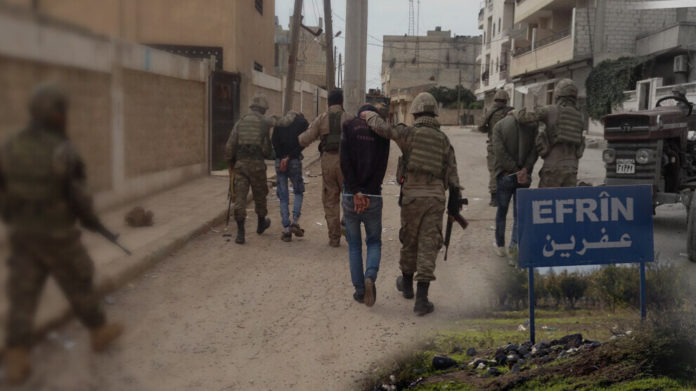 Les mercenaires du groupe djihadiste Faylaq al-Sham soutenu par la Turquie ont enlevé six civils dans la région occupée d’Afrin