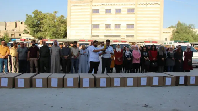 L'administration autonome de Manbij a tenu une conférence de presse suite à l’exhumation d’un charnier contenant 29 corps.