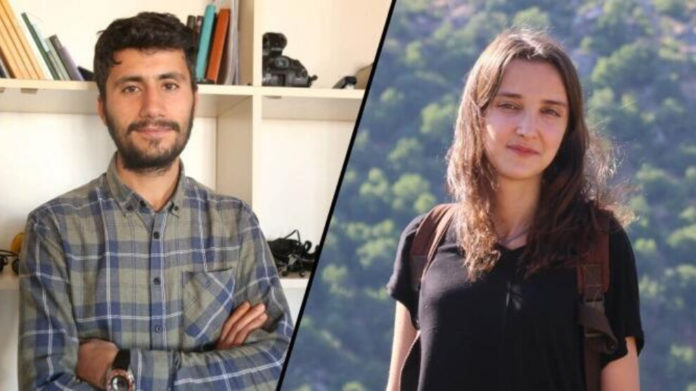 Deux journalistes kurdes ont été placés en garde à vue par la police turque, alors qu’ils couvraient les conséquences du séisme à Urfa