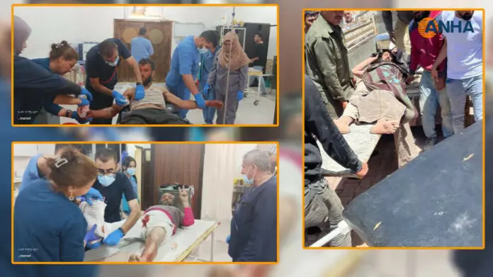 Un civil de 38 ans a été tué et quatre autre ont été blessés lors d’une attaque turque dans la région de Tall Tamr, dans le nord de la Syrie, alors qu’ils travaillaient dans un champ agricole.