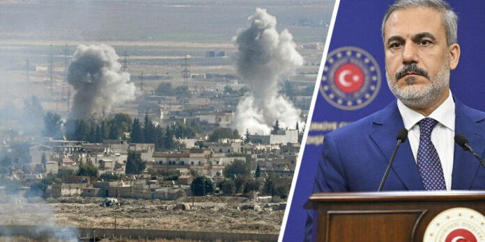 Le ministre turc des affaires étrangères a menacé mercredi d’une intensification des opérations transfrontalières contre des cibles kurdes.