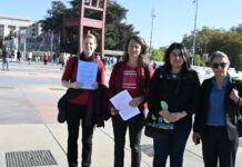 Une délégation internationale de femmes demande “Justice pour Nagihan Akarsel” lors d’une rencontre avec un représentant de l’ONU.