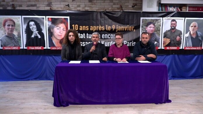 Le TJK-F et le CDK-F ont appelé à participer à la manifestation qui se déroulera à Paris le 23 décembre à Paris