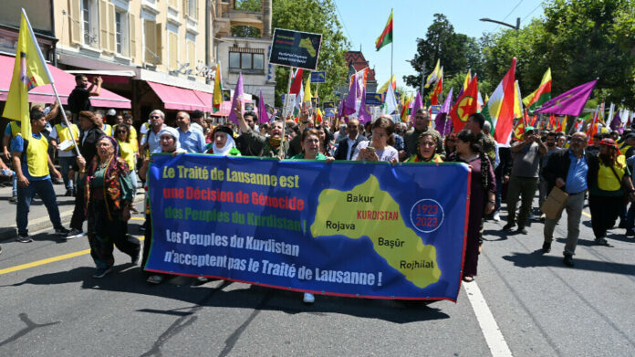 À l'occasion du 101 anniversaire du traité de Lausanne, les Kurdes d'Europe manifesteront contre l'accord qui a divisé le Kurdistan