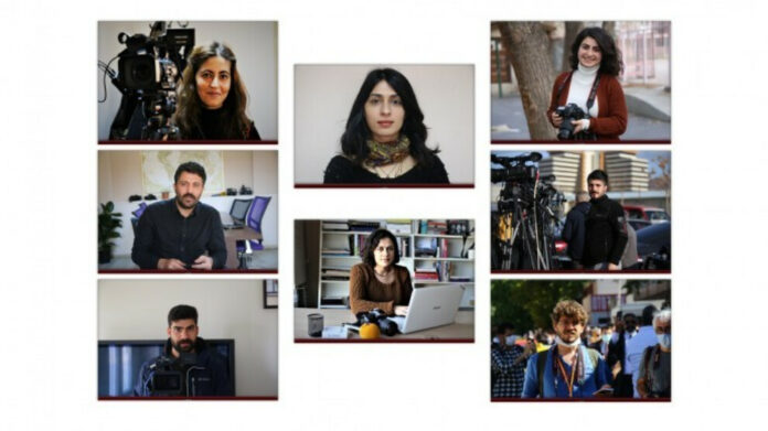 Un tribunal d'Ankara a condamné huit journalistes des agences de presse MA et JinNews à plus de 6 ans de prison pour appartenance au PKK