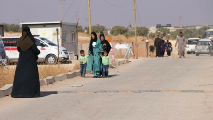 Le nombre de personnes arrivées dans le nord de la Syrie depuis le Liban s’élève désormais à 19 502, a déclaré la DAANES.