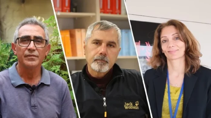 Les linguistes Mevlüt Aykoç, Sami Tan et Ronayi Önen ont été arrêtés pour avoir co-rédigé Hinker, un manuel d’enseignement du kurde