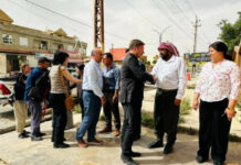 Une délégation du Parlement européen et du DEM en visite à Shengal Une délégation du Parlement européen et du parti DEM a rencontré mardi l’Administration autonome de Shengal